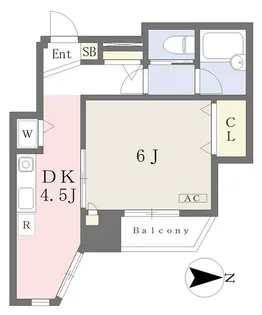 グランデールサカイ【2階】の間取り