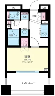 藤和シティホームズ荏原中延駅前【7階】の間取り