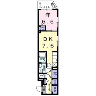 アーバンヒルズ鷺沼【1階】の間取り