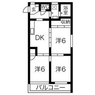 ルネッサファミーユ【4階】の間取り