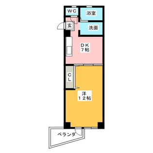 リヴェール吹上【3階】の間取り