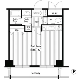 Wat’s白金【3階】の間取り