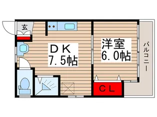 第3メゾン若竹【2階】の間取り