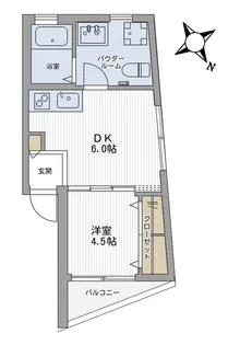 ベイサイドレジデンス桜木町【2階】の間取り