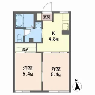 ライブラM【1階】の間取り