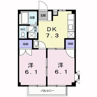 リリーハイム【2階】の間取り