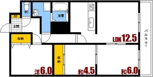 エスポワール洋光台【3階】の間取り