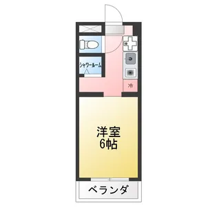 パールハイツ松原【1階】の間取り