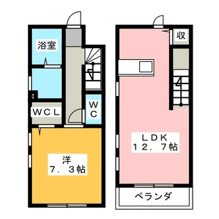 メゾン フジ T・Y【1階】の間取り