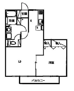 ビュー金上 C【2階】の間取り