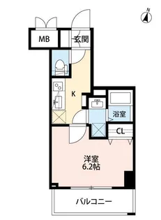 ブランセ大宮【2階】の間取り