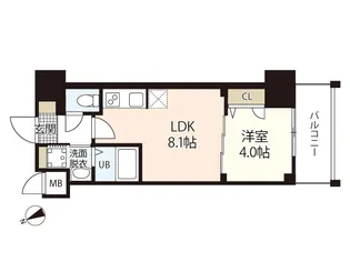 S-RESIDENCE鶴見町altano【3階】の間取り