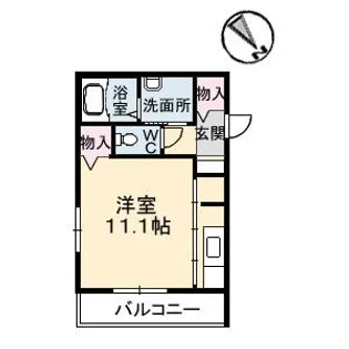 ジュネス・アニー A棟【3階】の間取り