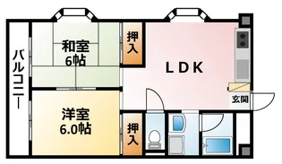 オレンジコート大網【2階】の間取り