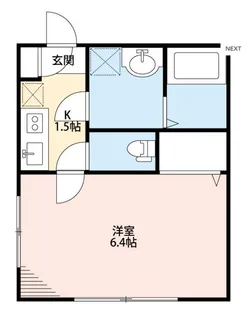 Beststage 入谷2(ベストステージイリヤ2)【1階】の間取り