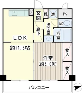 リヴェール大森北【3階】の間取り
