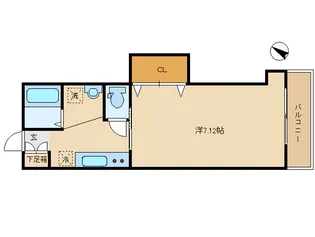 ビレッジハーティー【1階】の間取り