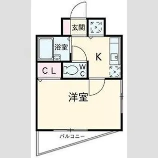 ティアラ目黒洗足【5階】の間取り