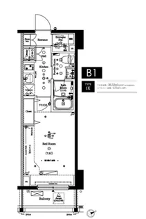 アクサス大森町【4階】の間取り