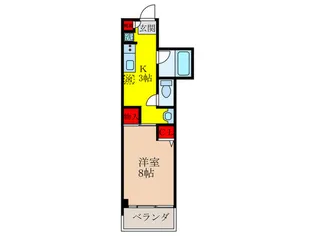 山仁サツキハイツ2【3階】の間取り