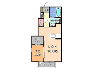 カトルカールMKIII【1階】の間取り