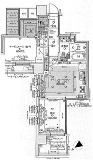 イニシア横浜桜木町【4階】の間取り