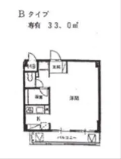 サウスサイド都立大【2階】の間取り