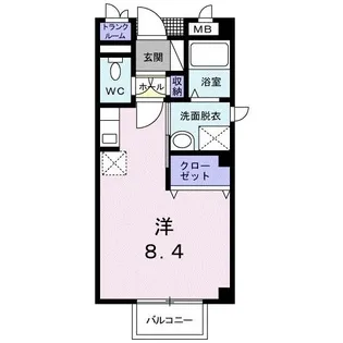 ドルフィンハイム【1階】の間取り