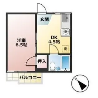 コーポ穂高【2階】の間取り