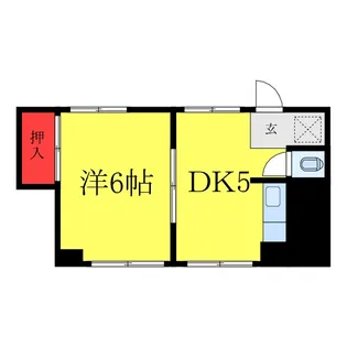 久保田コーポ【4階】の間取り