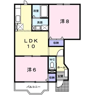 グリーンパーク【1階】の間取り
