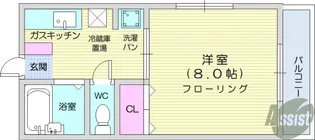 アネックスK【2階】の間取り