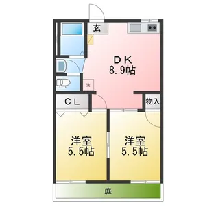 コートビレッジ【1階】の間取り