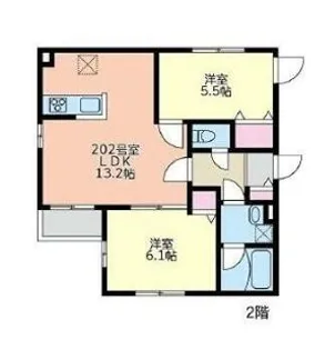 (仮称)新川レジデンス【2階】の間取り