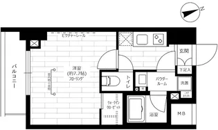 ステージファースト八丁堀【2階】の間取り