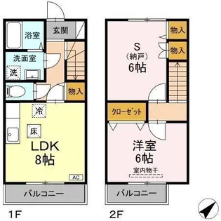 ソシアNの間取り