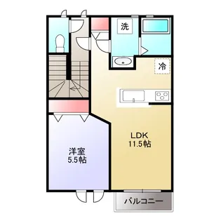 ラフィーネ【2階】の間取り