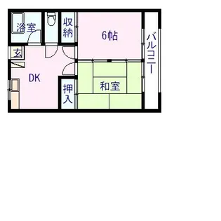 豊泉ビル1【2階】の間取り