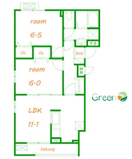 Y・Kアルダン【3階】の間取り