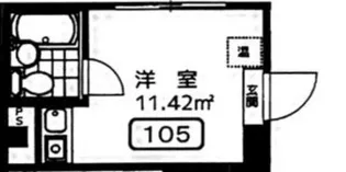 パークサイドパレス【1階】の間取り