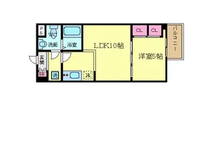 プラネシア烏丸御池【4階】の間取り