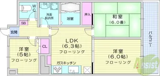 ライフピア3【10階】の間取り