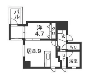 プライムレジデンス札幌【6階】の間取り