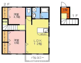 Marau Court【2階】の間取り