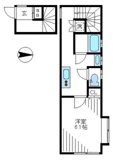 中野スリースターズ【2階】の間取り