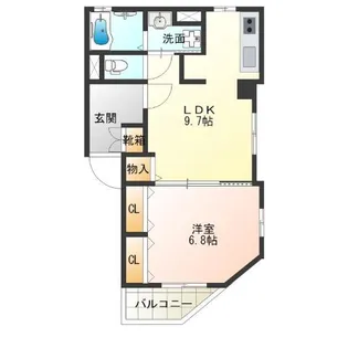 Casa Mia 天茶【2階】の間取り