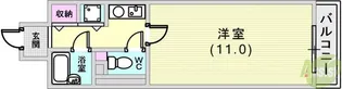 リアンジェ神戸北【3階】の間取り