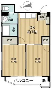 高田ビル【3階】の間取り