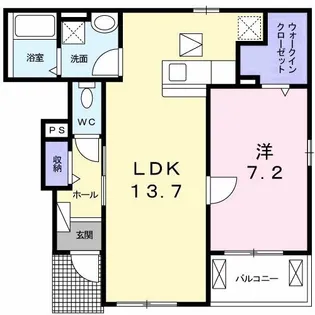 ar monia II【1階】の間取り