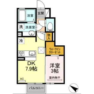 プレジール泉 C【1階】の間取り